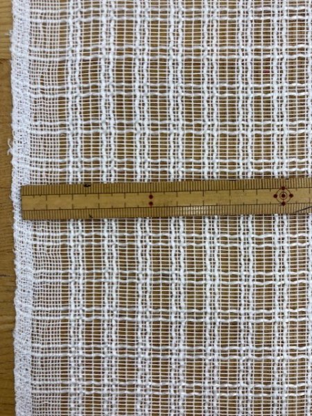 画像2: 生地:防炎コーティングポリレース(白) (2)