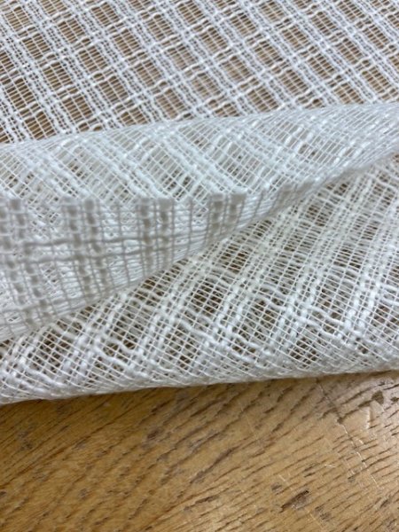 画像4: 生地:防炎コーティングポリレース(白) (4)