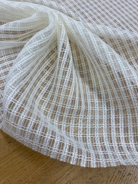 画像5: 生地:防炎コーティングポリレース(白) (5)