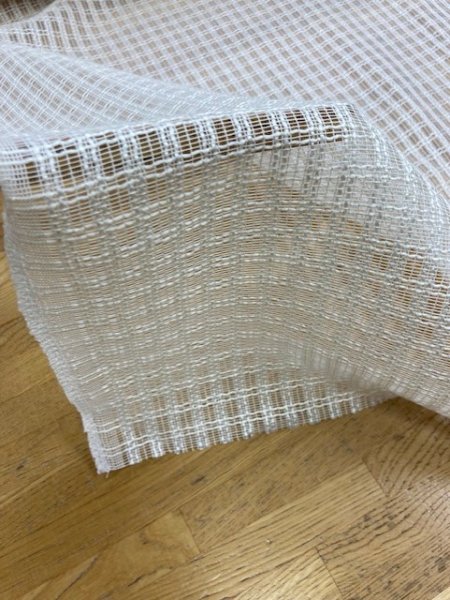 画像8: 生地:防炎コーティングポリレース(白) (8)