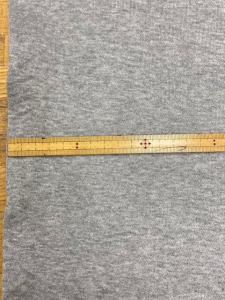 画像2: 生地:霜降り裏起毛裏毛(グレー) (2)