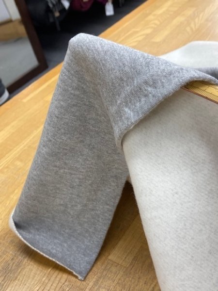 画像5: 生地:霜降り裏起毛裏毛(グレー) (5)