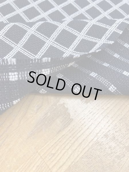 画像3: 生地:格子柄ポリエステル(紺/白) (3)