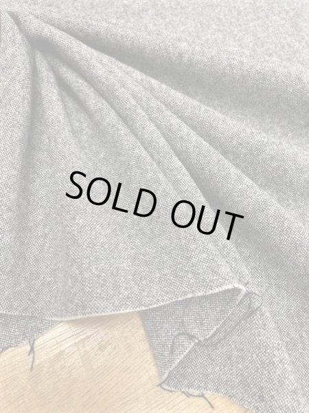 画像6: 生地:ウールポリツイード(黒) (6)