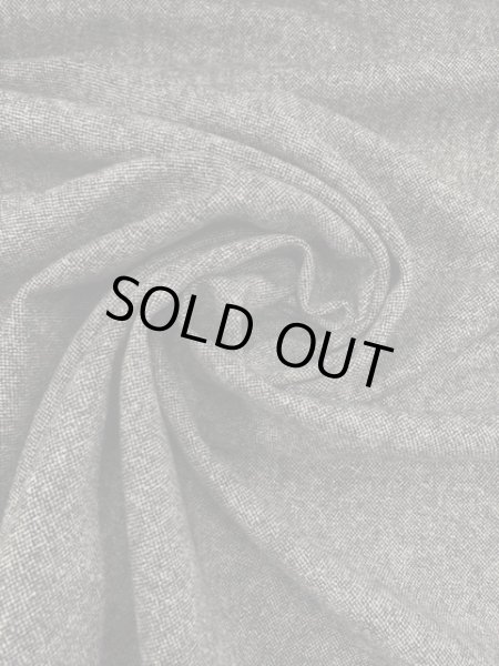 画像7: 生地:ウールポリツイード(黒) (7)