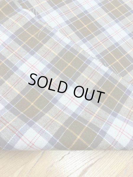 画像3: 生地:チェック柄ネル裏起毛(クリーム/茶) (3)