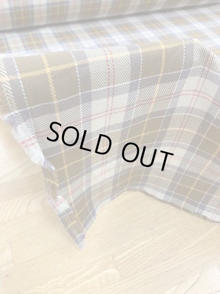 画像5: 生地:チェック柄ネル裏起毛(クリーム/茶) (5)