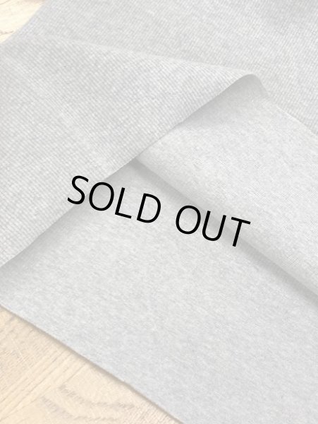 画像2: 生地:綿ポリウレタンテレコリブ(グレー) (2)