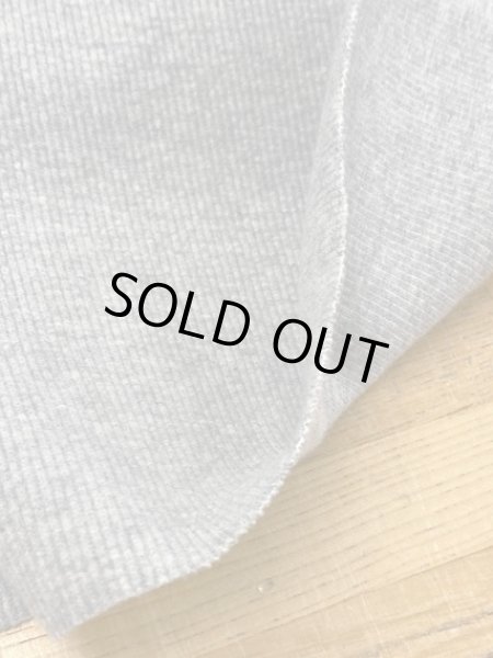 画像4: 生地:綿ポリウレタンテレコリブ(グレー) (4)