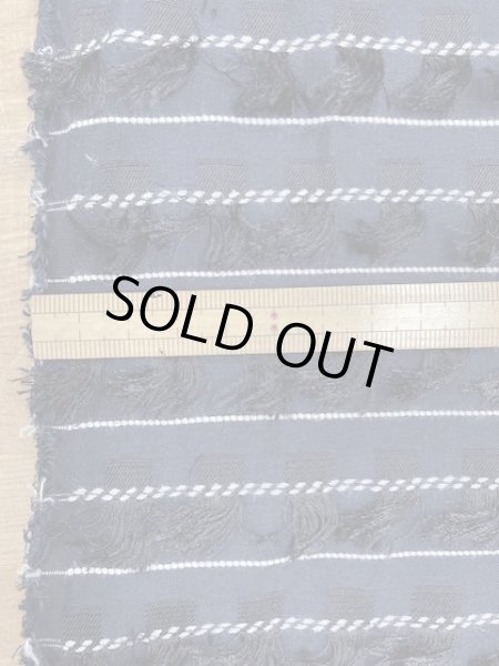 画像2: 生地：フリンジ付きポリエステル（紺） (2)