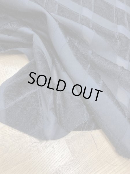 画像6: 生地:ひし柄カットボイルポリエステル(紺) (6)