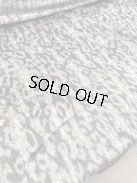 画像3: 生地:ヒョウ柄フェイクファー(グレー/黒) (3)