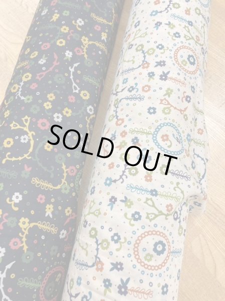 画像8: 生地:リヨセル綿フラワープリント(クリーム) (8)