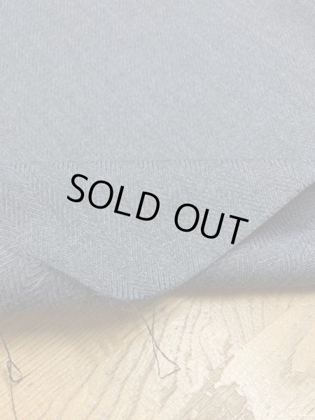 画像4: 生地:ヘリンボーン柄ポリエステル(グレー) (4)