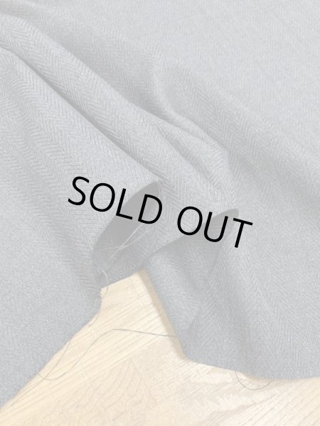 画像6: 生地:ヘリンボーン柄ポリエステル(グレー) (6)