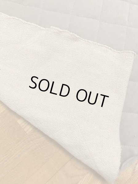 画像6: 生地:裏毛天竺張り合わせキルティングニット(ベージュ) (6)