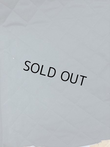 画像5: 生地:裏毛天竺張り合わせキルティングニット(黒) (5)