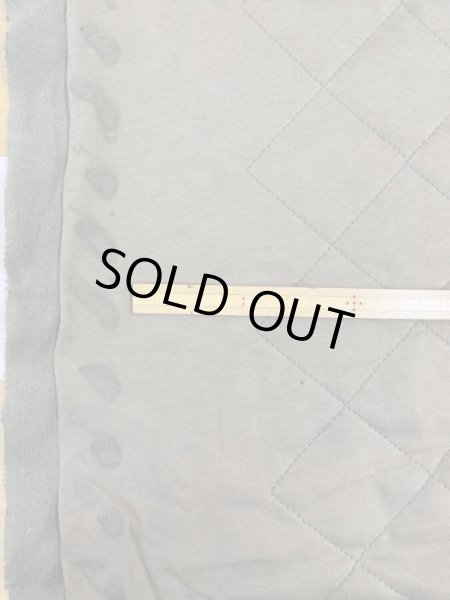 画像3: 生地:裏毛天竺張り合わせキルティングニット(カーキ) (3)