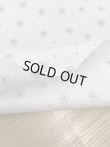 画像4: 生地:コットンプリント(白地・緑) (4)