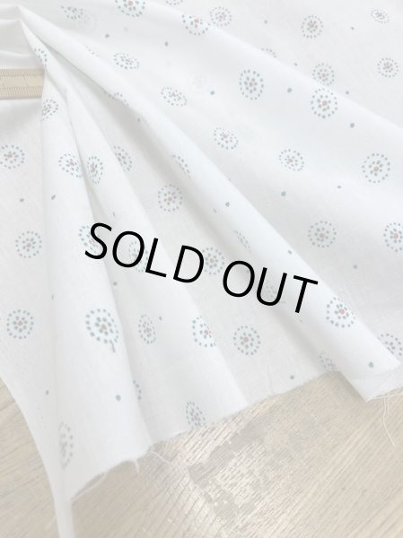 画像5: 生地:コットンプリント(白地・緑) (5)