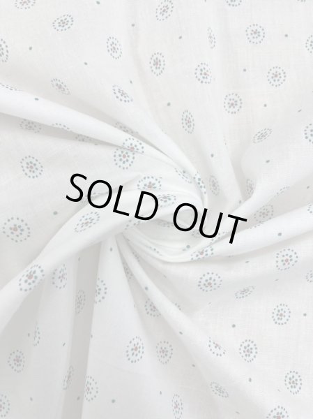 画像6: 生地:コットンプリント(白地・緑) (6)