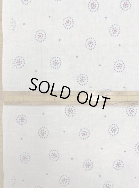 画像2: 生地:コットンプリント(白地・グレー) (2)