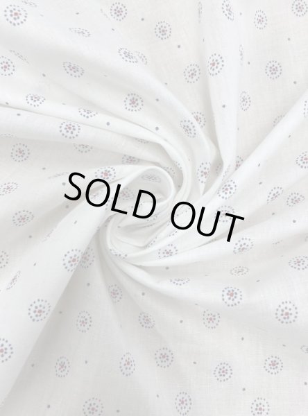 画像6: 生地:コットンプリント(白地・グレー) (6)