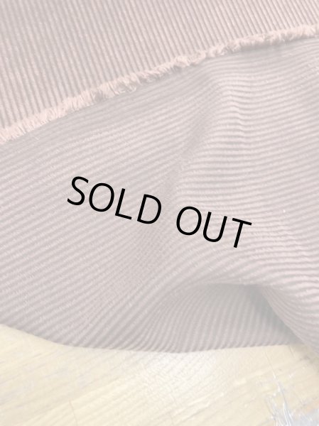 画像3: 生地: ポリエステルコーデュロイ畝 (赤茶) (3)