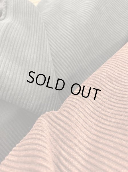 画像9: 生地: ポリエステルコーデュロイ畝 (赤茶) (9)