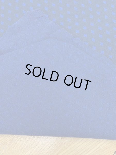 画像3: 生地:小柄綿ニット(紺/ブルー) (3)