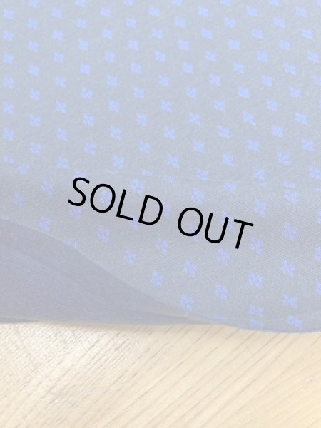 画像4: 生地:小柄綿ニット(紺/ブルー) (4)