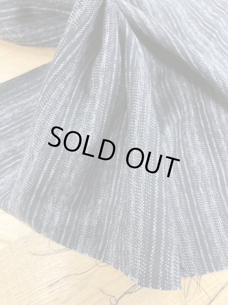 画像5: 生地：縦縞ポリエステル（黒／グレー） (5)