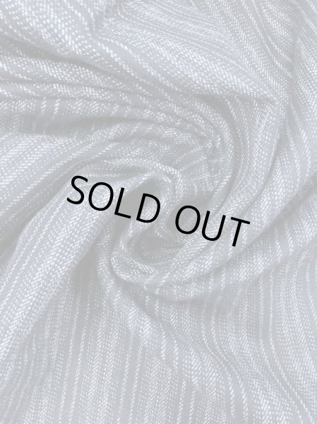 画像6: 生地：縦縞ポリエステル（黒／グレー） (6)