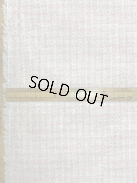 画像2: 生地：シルバーラメ入りチェック柄ウール（ピンク） (2)