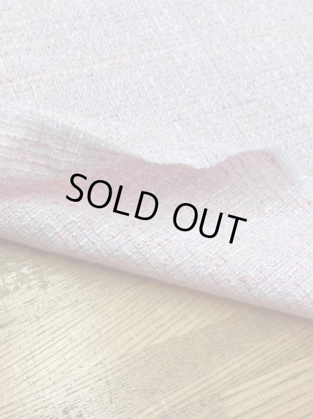 画像4: 生地:ファンシーヤーンツイードポリエステル(ピンク) (4)