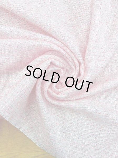 画像6: 生地:ファンシーヤーンツイードポリエステル(ピンク) (6)