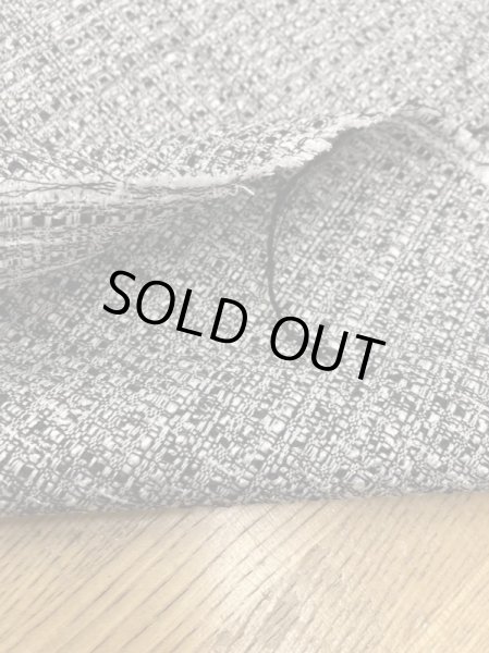 画像4: 生地:ファンシーヤーンツイードポリエステル(黒) (4)