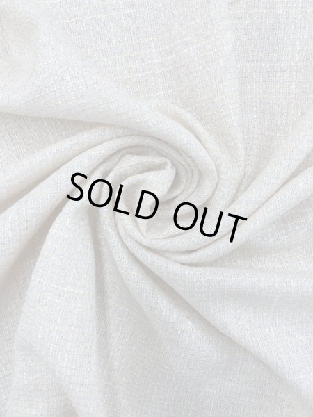 画像7: 生地:ファンシーヤーンツイードポリエステル(生成クリーム) (7)