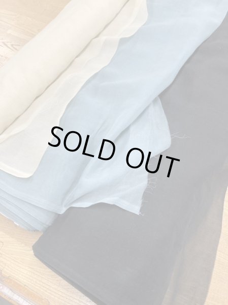 画像8: 生地:ポリエステルソフトオーガンジー(サックス) (8)