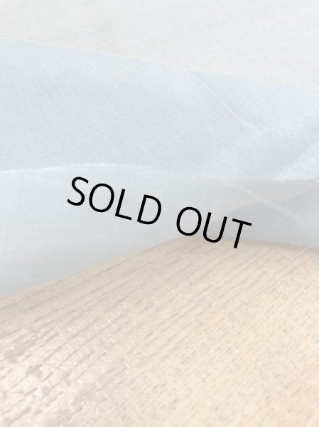 画像4: 生地:ポリエステルソフトオーガンジー(サックス) (4)