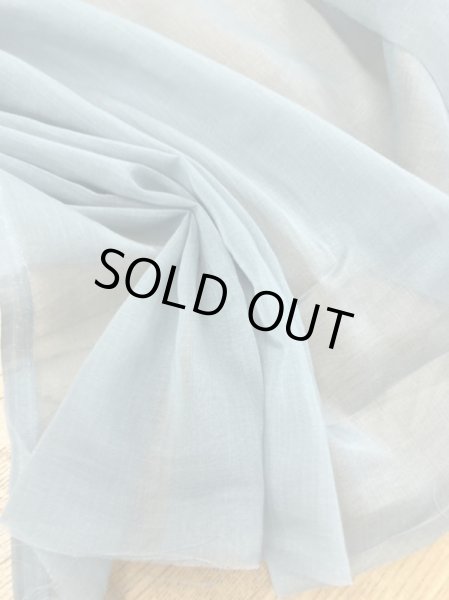 画像5: 生地:ポリエステルソフトオーガンジー(サックス) (5)