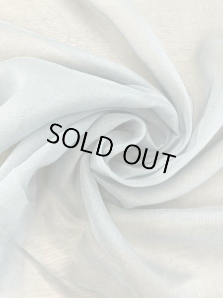 画像6: 生地:ポリエステルソフトオーガンジー(サックス) (6)