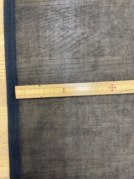 画像2: 生地:ポリエステルソフトオーガンジー(黒) (2)