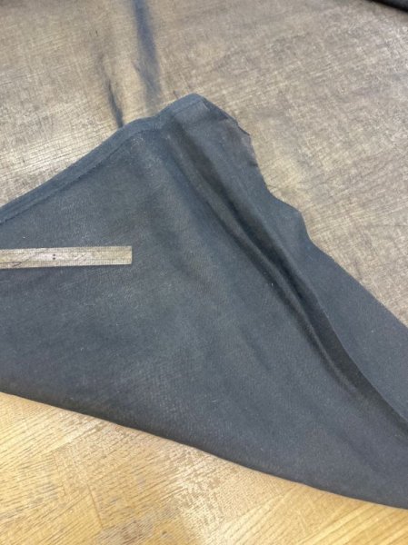 画像3: 生地:ポリエステルソフトオーガンジー(黒) (3)