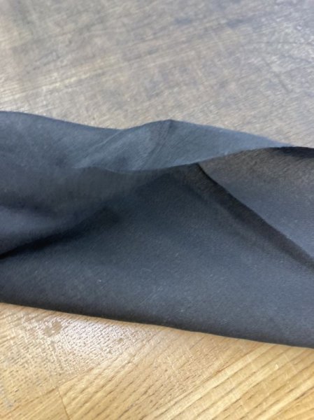 画像4: 生地:ポリエステルソフトオーガンジー(黒) (4)