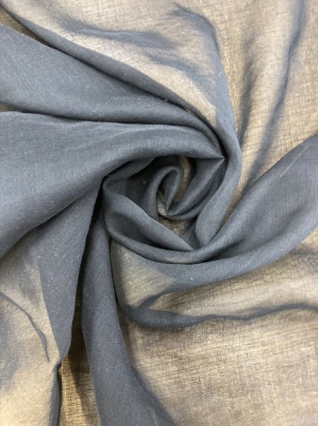 画像6: 生地:ポリエステルソフトオーガンジー(黒) (6)