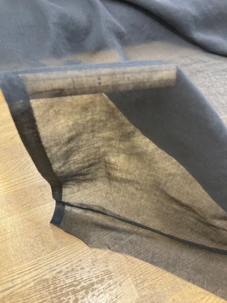 画像7: 生地:ポリエステルソフトオーガンジー(黒) (7)