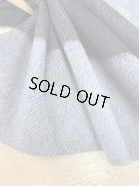 画像5: 生地:ビッグチェック柄ウールシャギー(グレー/黒) (5)