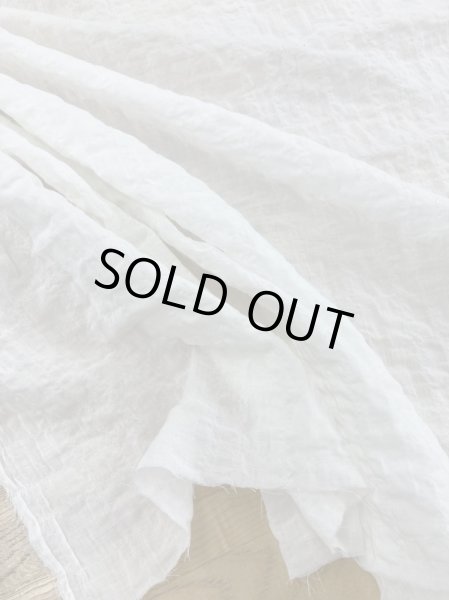 画像5: 生地：綿レーヨンローンリップル加工（オフ白） (5)