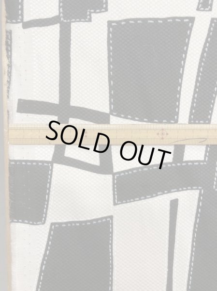 画像3: 生地：綿100％幾何学模様（黒） (3)